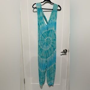 Tie Dyed (handmade) Racerback Jumpsuit